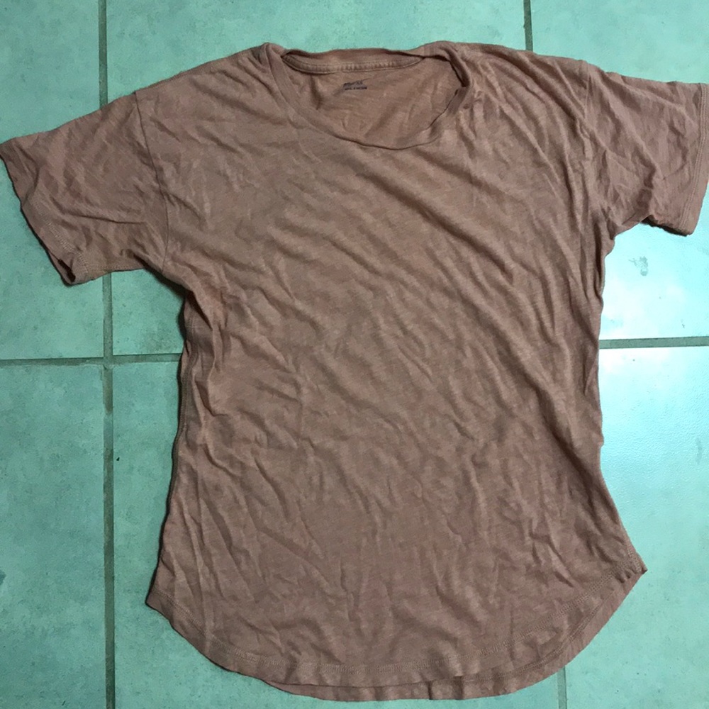 Madewell blush scoop neck tee